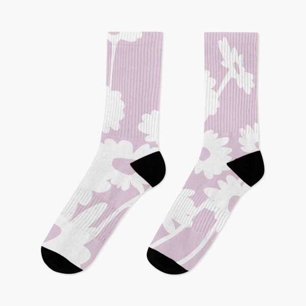 Item preview, Soft pink daisy meadow designed and sold by ellaphanta.