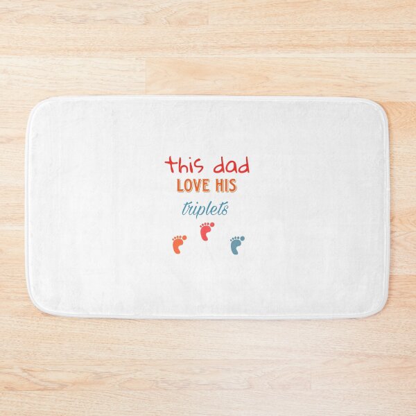 Item preview, this dad love his triplets designed and sold by Fatimaatbir.
