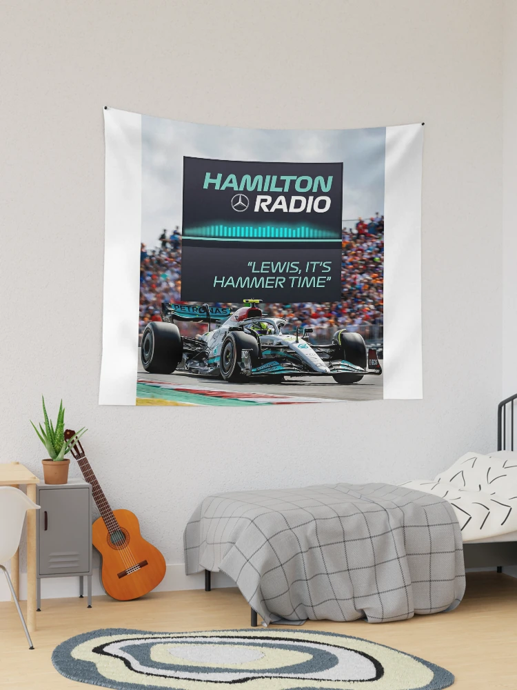 Lewis Hamilton IT'S HAMMER TIME Poster for Sale by Michael Scarn