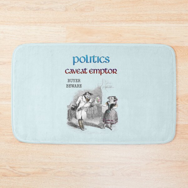 Item preview, CAVEAT EMPTOR: POLITICS satire definition designed and sold by CommonSenseClub.