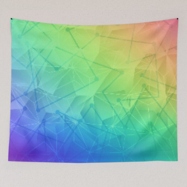 Item preview, Geometric triangles pattern,bright designed and sold by cutecrazytshirt.
