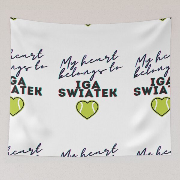 Item preview, My heart belongs to Iga Swiatek  designed and sold by AissTee.