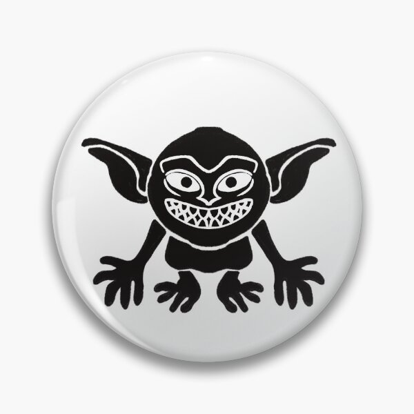 Item preview, Smiling Black Gremlin designed and sold by SubtleSplit.