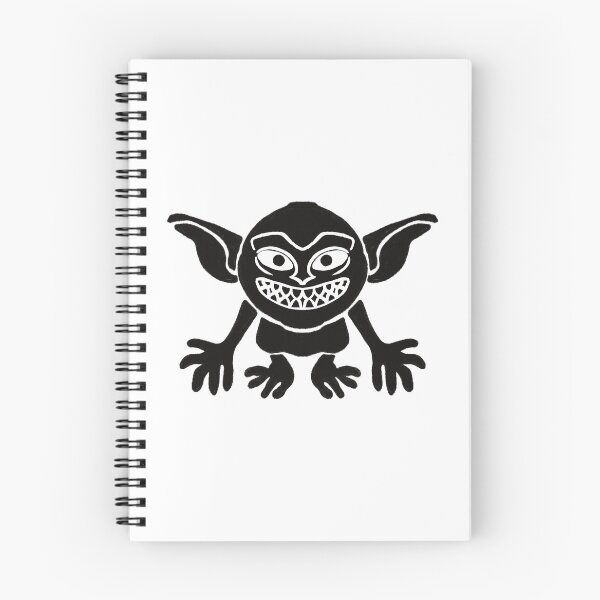 Item preview, Smiling Black Gremlin designed and sold by SubtleSplit.