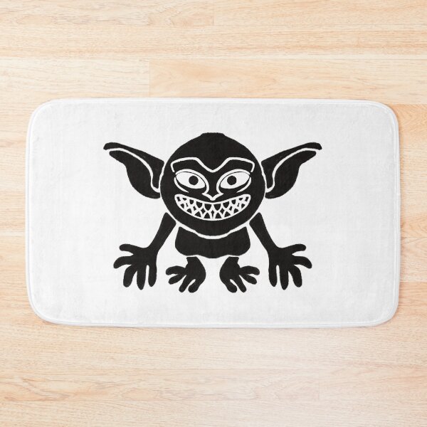 Item preview, Smiling Black Gremlin designed and sold by SubtleSplit.