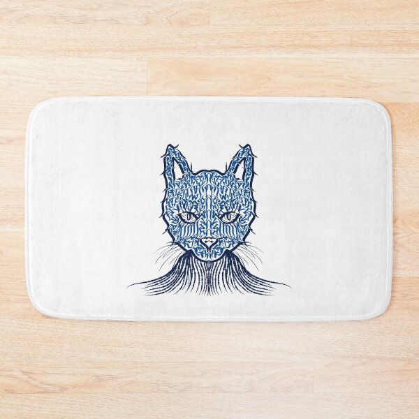 Item preview, Unique Cat Blue Art designed and sold by spekolart.