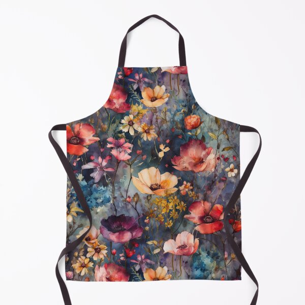 Item preview, Colorful watercolor flower pattern designed and sold by buruburubur.
