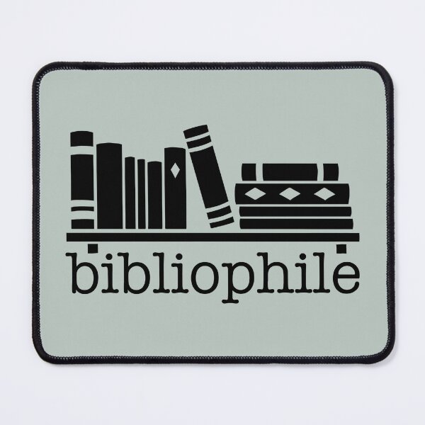 Item preview, Bibliophile, black bookworm slogan designed and sold by ArtPau.