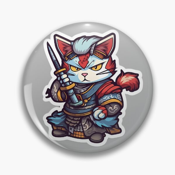 Item preview, Samurai Cat designed and sold by Cahlie Li.