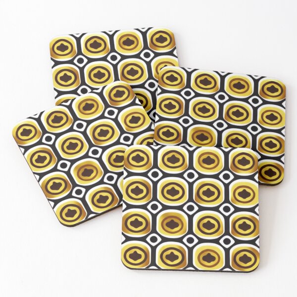 Item preview, Yellow honeycombs designed and sold by The Iconic Minimalist.