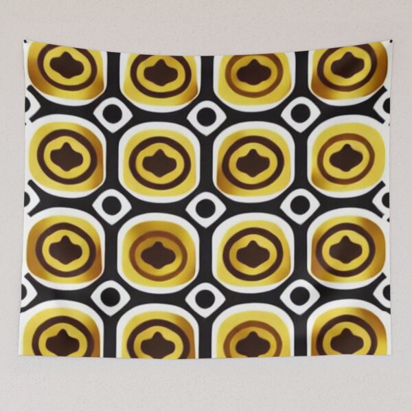 Item preview, Yellow honeycombs designed and sold by The Iconic Minimalist.