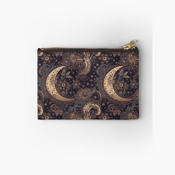 Item preview, Crescent Moon Illustration Pattern designed and sold by RooArtistry.