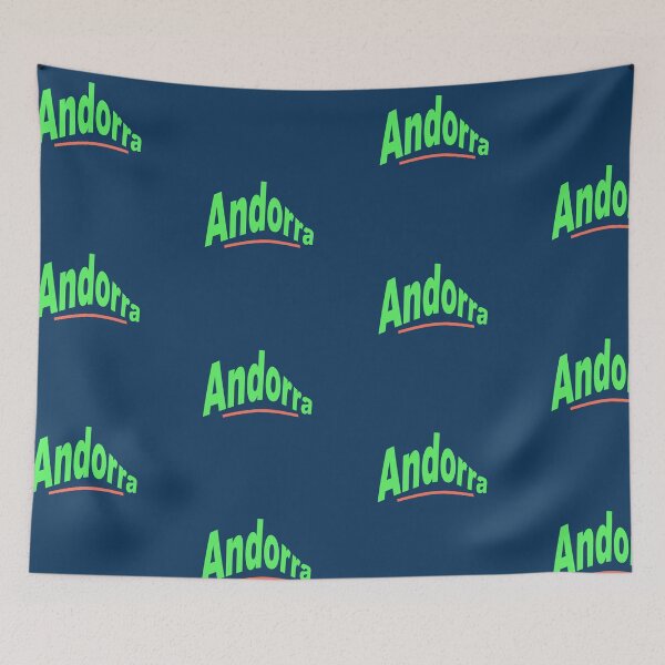 Item preview, Principality of Andorra abstract design designed and sold by lobodelnoir.