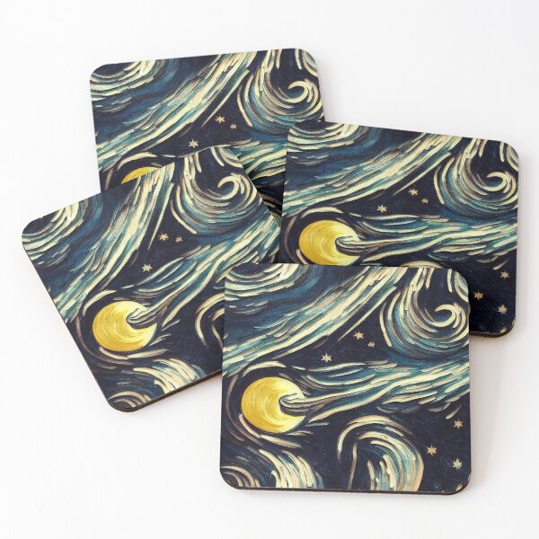 Item preview, Starry Night Seamless Pattern B designed and sold by GraphicsPagoda.