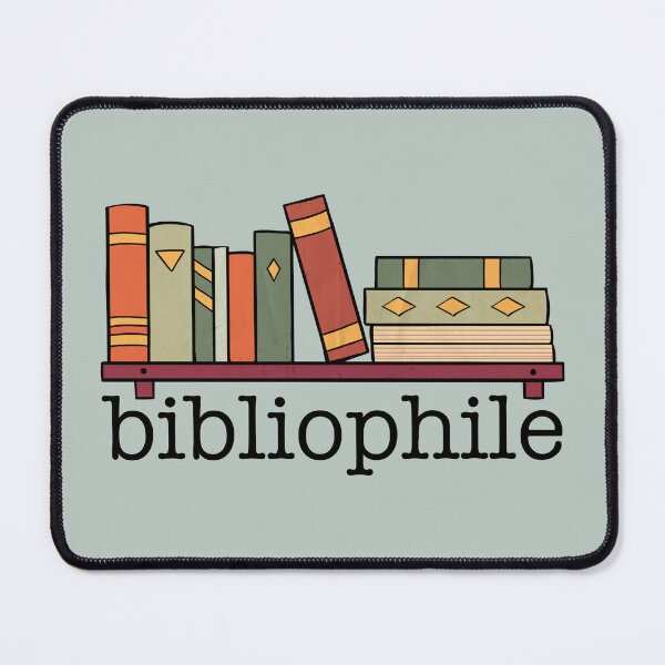Item preview, Bibliophile, coloured bookworm slogan designed and sold by ArtPau.