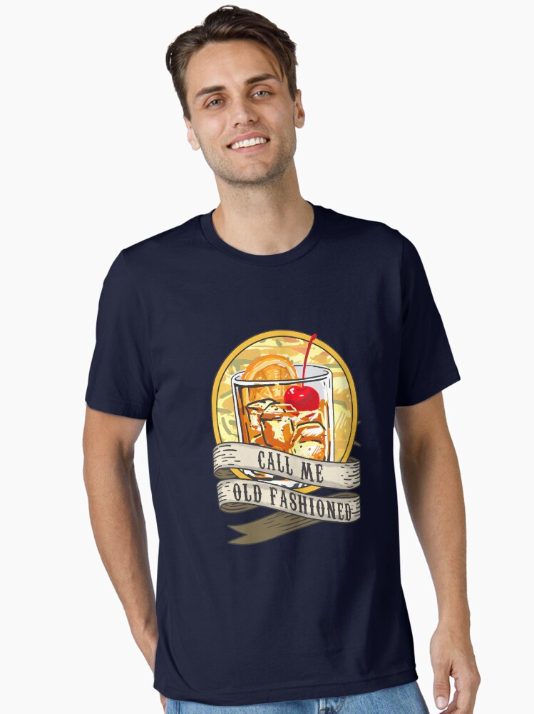 Thumbnail 2 of 7, Essential T-Shirt, Call Me Old Fashioned Whiskey Men's Call Me Old Fashioned Gear designed and sold by DynamicDesign.