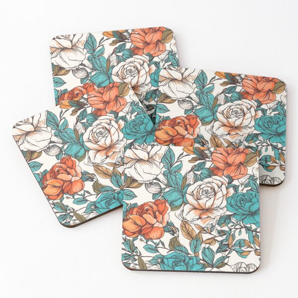 Item preview, Sketchy rose pattern designed and sold by holodream.