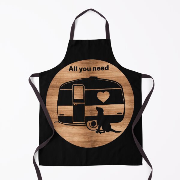 Item preview, ALL YOU NEED HEART DOG CARAVAN WOOD designed and sold by Marni Scofidio Desi9ns.