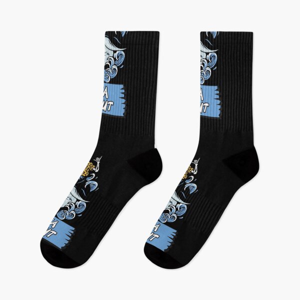 Item preview, Summer Skeleton "Sea Scout" Riding Smiling Shark Design designed and sold by ElLocoMus.