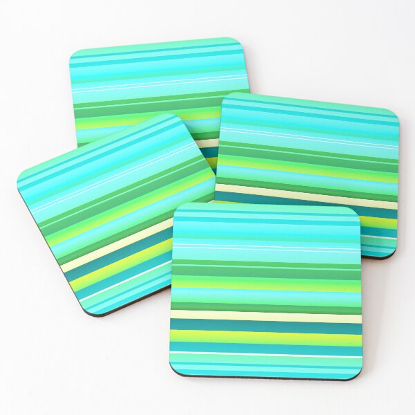 Item preview, Nature artistic color palette | Nature green blue palette creative line pattern designed and sold by lausn.