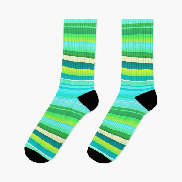 Item preview, Nature artistic color palette | Nature green blue palette creative line pattern designed and sold by lausn.