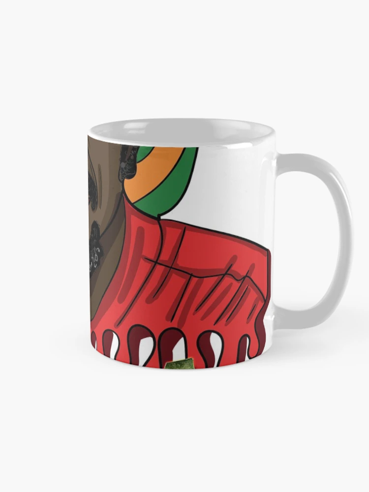 Aperçu 3 sur 6. Mug à café avec l'œuvre Nation Rasta créée et vendue par Ramanefer.