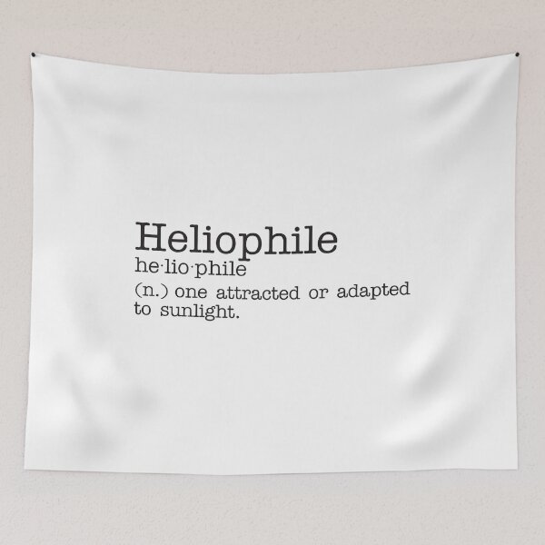 Item preview, Heliophile - Beautiful Word Definition - Typewriter designed and sold by Zooone.