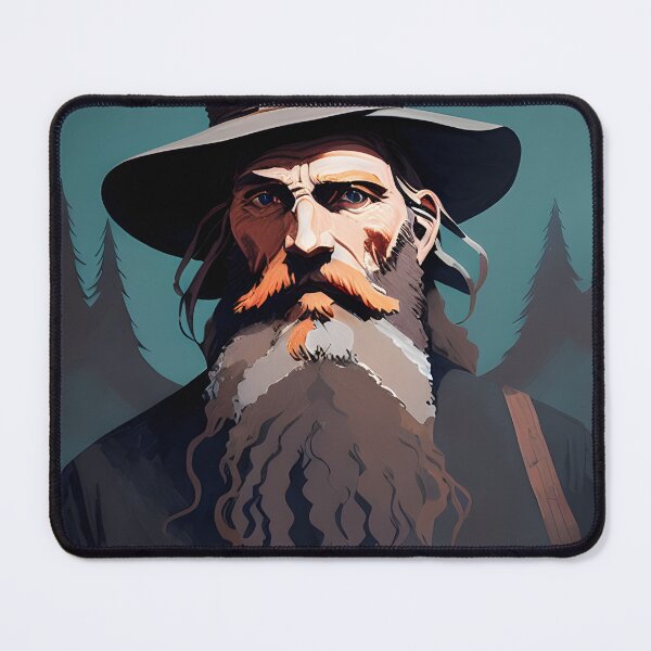 Item preview, John Muir in Acryl designed and sold by daido-ai.