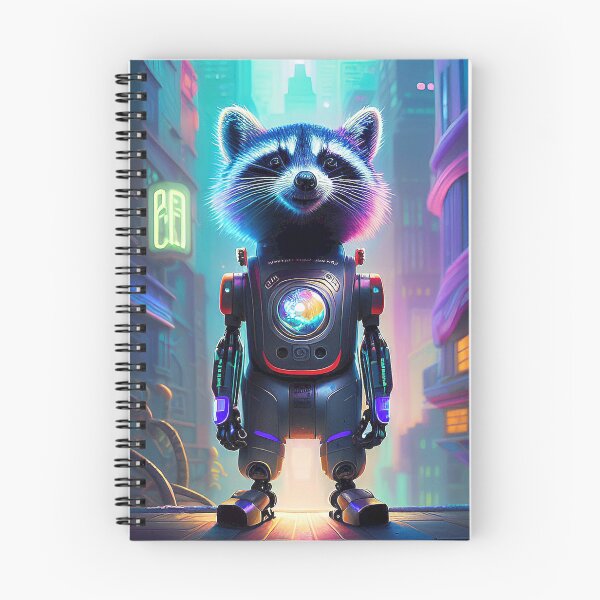 Item preview, Robo Raccoon designed and sold by Minpadesign.