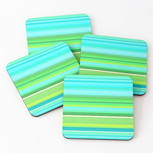 Item preview, Nature inspired color palette | Nature green blue colors creative line pattern designed and sold by lausn.