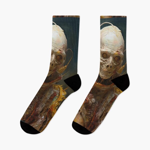 Item preview, Dark Visions of Human Space Travelers who returned to earth 10000 years later. designed and sold by The-Dark-Art.