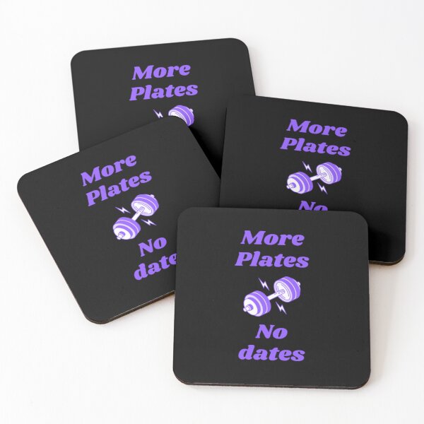 Item preview, More Plates No Dates Gym Fitness Bodybuilding  designed and sold by TeePassion.