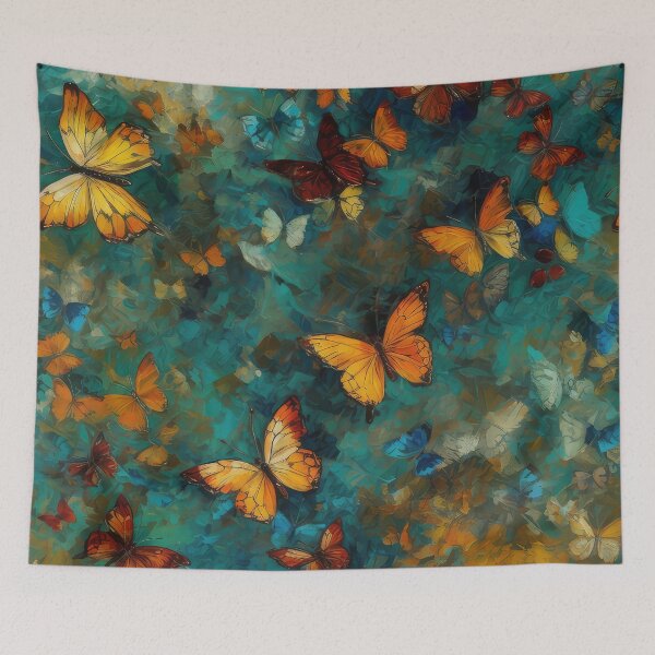 Item preview, butterfly pattern designed and sold by Pixel  Playground.