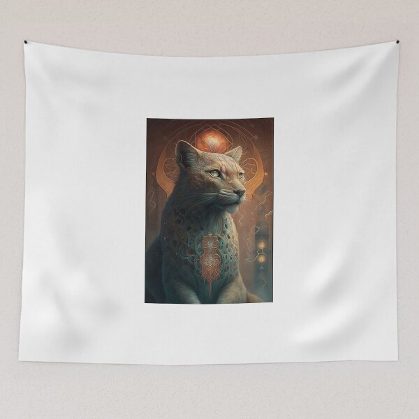 Artikelvorschau, Fantastical Felines #338D464B entworfen und verkauft von nixlim.