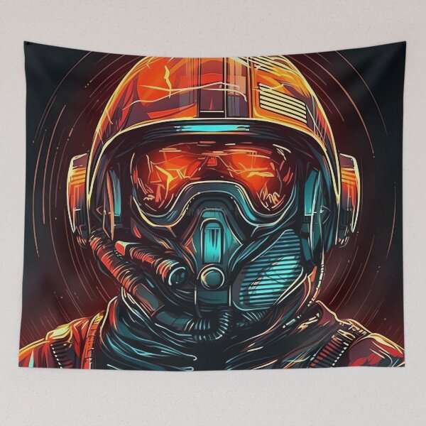 Item preview, starfighter pilot helmet 03 designed and sold by SmallSingy.