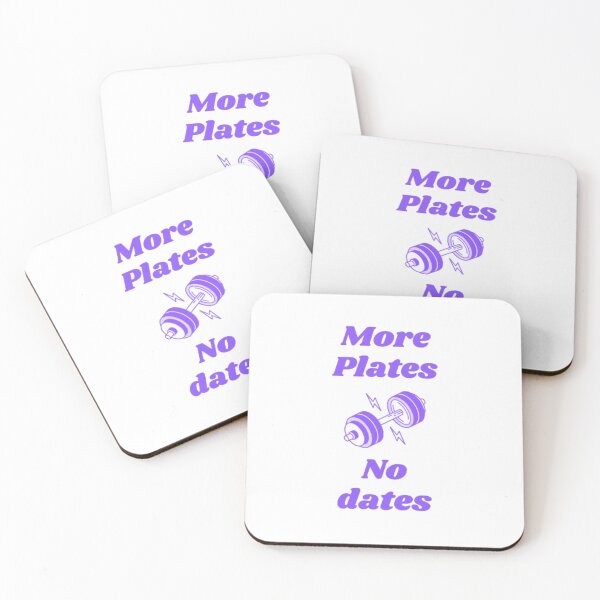 Item preview, More Plates No Dates Gym Fitness Bodybuilding  designed and sold by TeePassion.