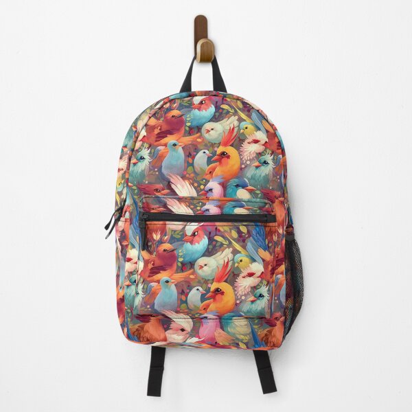 Item preview, Everybirdy Colorful Birds Pattern designed and sold by Pixel Playground.