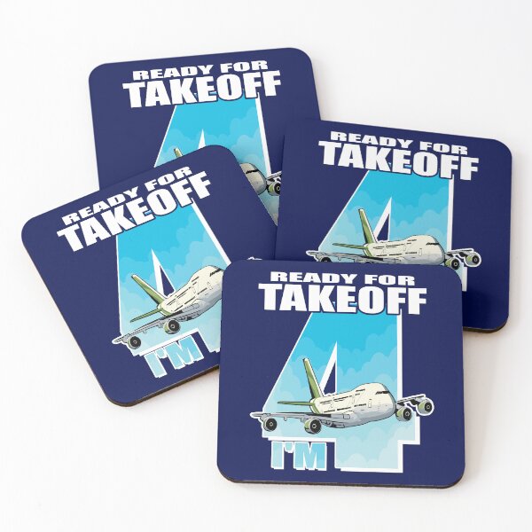 Item preview, I'm 4 Birthday Gift Boy Airplane 4 Years Old designed and sold by TM-Multidesign.