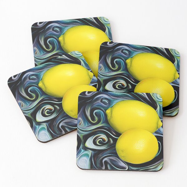 Item preview, Lemon and citrus, fruit painting designed and sold by comettah.