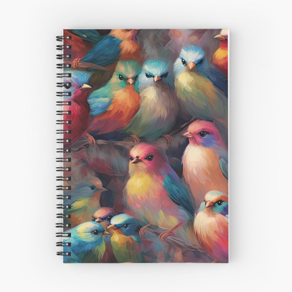 Item preview, Everybirdy Colorful Birds Pattern designed and sold by Pixel  Playground.