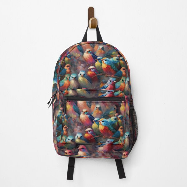 Item preview, Everybirdy Colorful Birds Pattern designed and sold by Pixel Playground.
