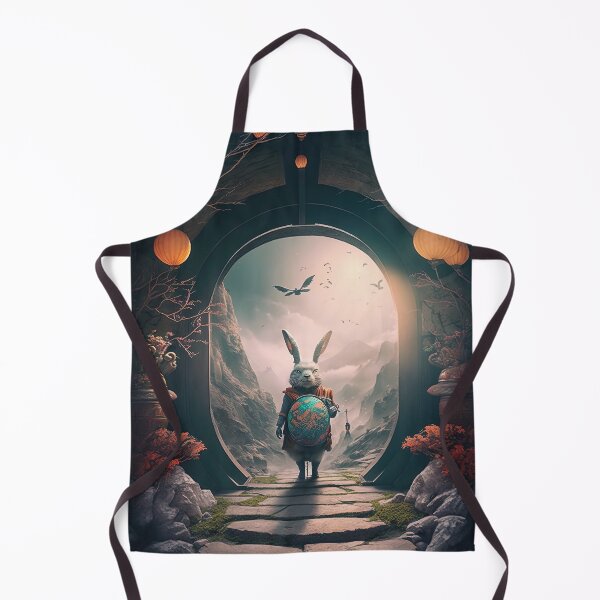 Item preview, The Year of The Rabbit 2023, Chinese Zodiac New Year 2023 - AI-Generated surrealist Art designed and sold by Flowsaiartshop.