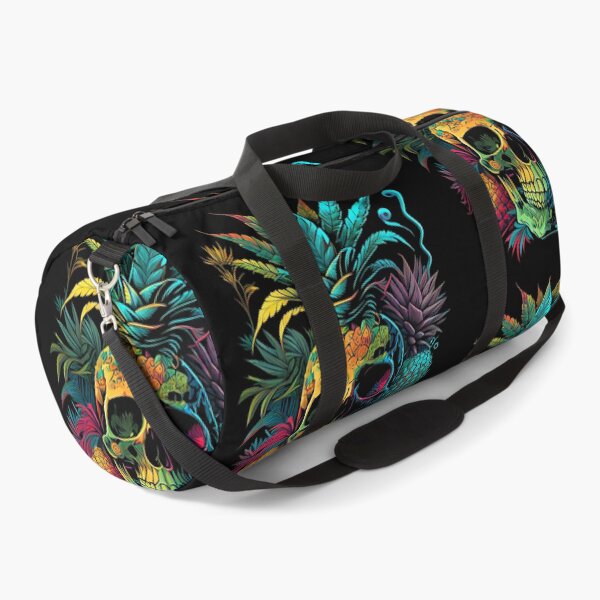 Item preview, Trippy Tropical Pineapple Skull Retro Art designed and sold by MindWave THC.