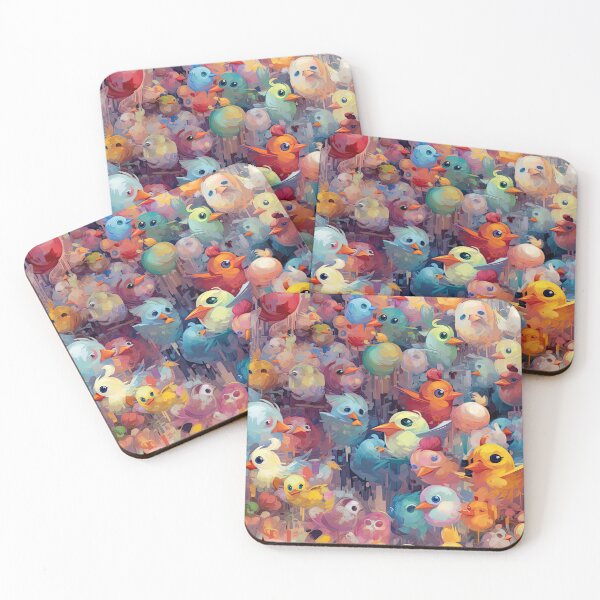 Item preview, Everybirdy Colorful Birds Pattern designed and sold by Pixel  Playground.