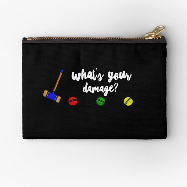 What’s Your Damage? Zipper Pouch