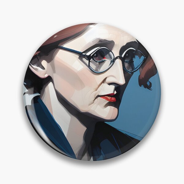 Item preview, Virginia Woolf in Acryl designed and sold by daido-ai.