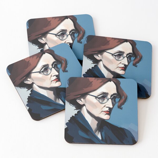 Item preview, Virginia Woolf in Acryl designed and sold by daido-ai.