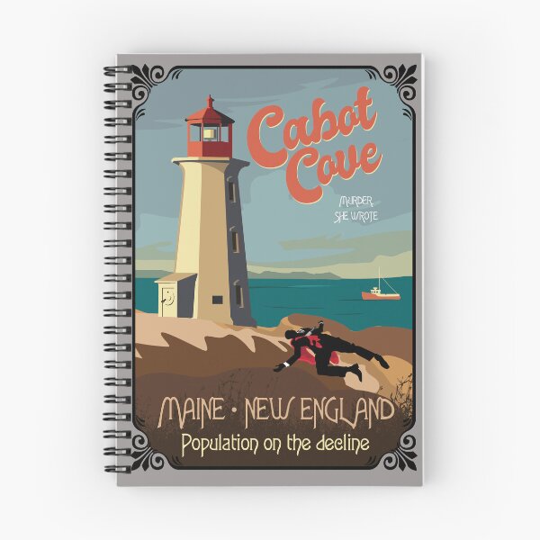 Artikelvorschau, Leuchtturm von Cabot Cove, Bevölkerungsrückgang Fancy Boarder entworfen und verkauft von boec gear.