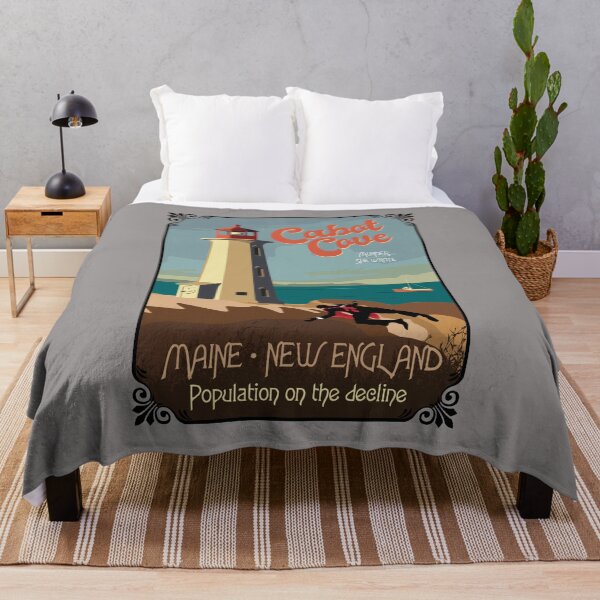 Item preview, Cabot Cove Light house, Population on the decline Fancy boarder designed and sold by boec gear.