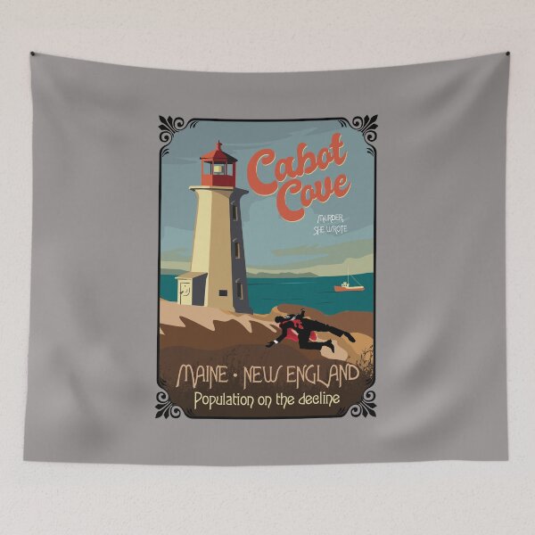 Item preview, Cabot Cove Light house, Population on the decline Fancy boarder designed and sold by boec gear.
